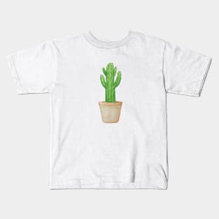 Watercolor Saguaro Kids T-Shirt